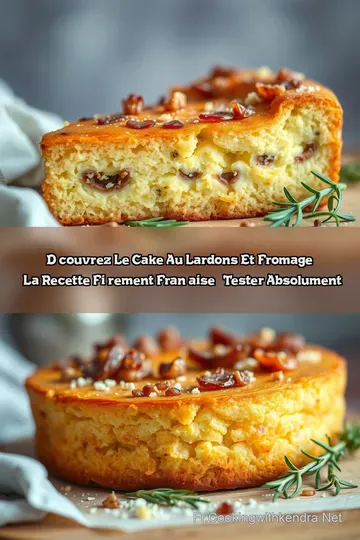 Découvrez le Cake au Lardons et Fromage : La Recette Fièrement Française à Tester Absolument