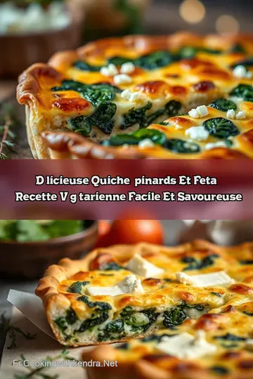Délicieuse Quiche Épinards et Feta : Recette Végétarienne Facile et Savoureuse