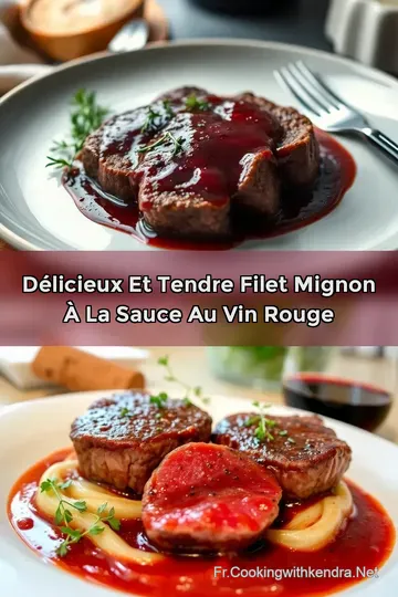 Délicieux et Tendre Filet Mignon à la Sauce au Vin Rouge