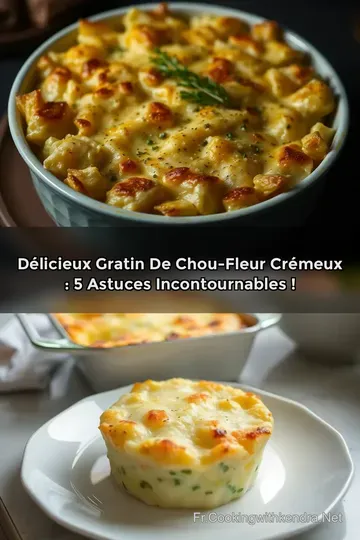 Délicieux Gratin de Chou-Fleur Crémeux : 5 Astuces Incontournables !