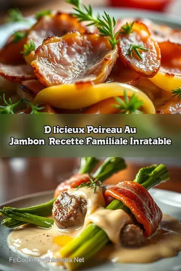 Délicieux Poireau au Jambon: Recette Familiale Inratable