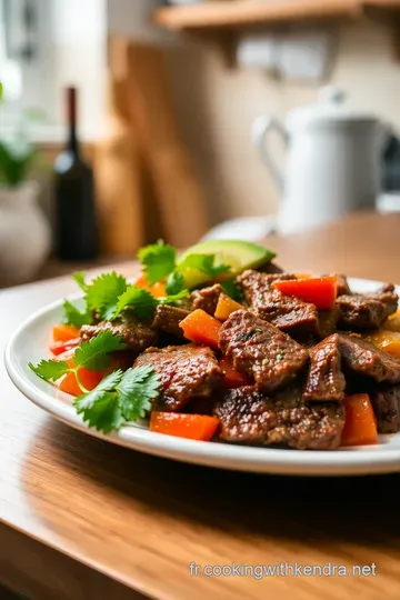 Fajitas au Bœuf Épicées avec Salsa Maison steps