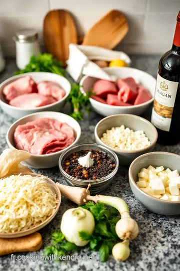 Faux Filet Parfait: Un Voyage Culinaire à Travers la France ingredients