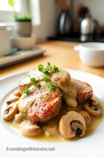 Filet de Mignon de Veau à la Crème et aux Champignons steps