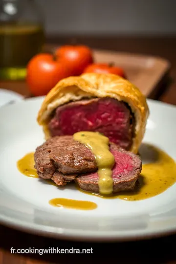 Filet Mignon en Croûte Moutarde presentation