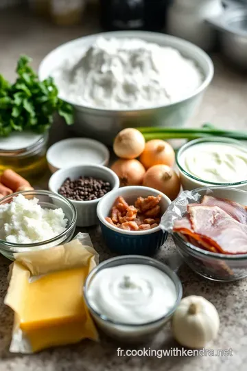 Flammekueche : la délicieuse tarte flambée d' Alsace ingredients