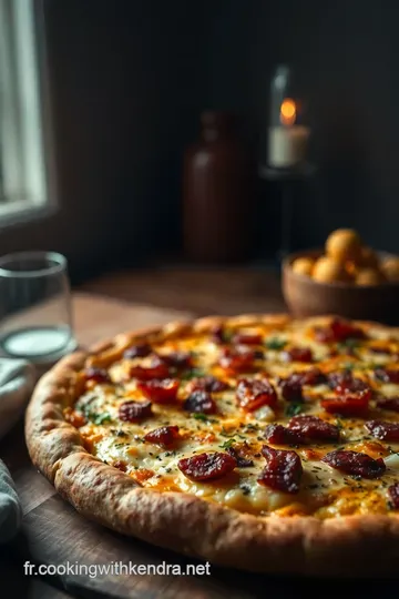 Flammekueche : la délicieuse tarte flambée d' Alsace presentation