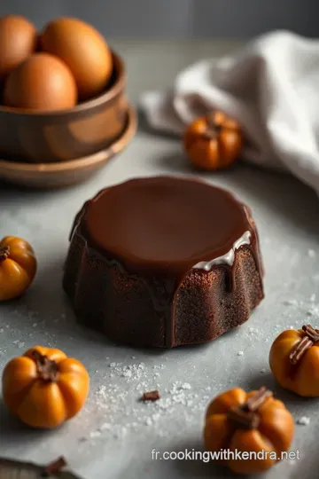 Fondant Chocolat aux Marrons : Un Délice Châtaigne-Cacao presentation