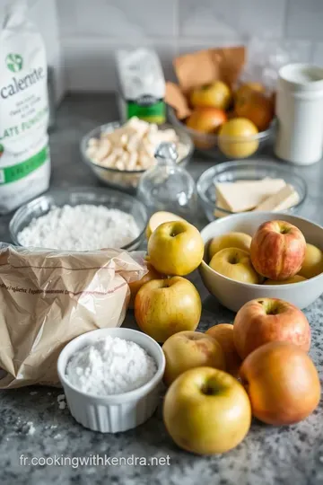 Galette aux Pommes Parfaite: La Tarte Campagnarde aux Pommes ingredients