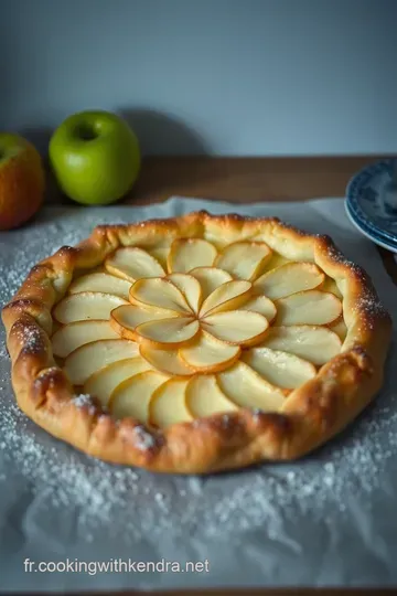 Galette aux Pommes Parfaite: La Tarte Campagnarde aux Pommes presentation