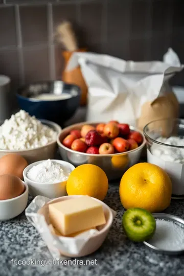 Gâteau Macédoine: Un Voyage au Coeur des Saveurs Fruitée ingredients