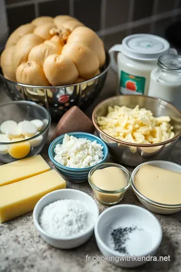 Gratin de Chou-Fleur Crémeux au Fromage ingredients