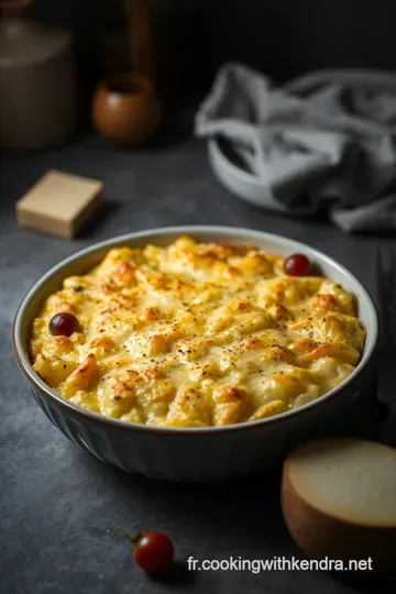 Gratin de Chou-Fleur Crémeux au Fromage presentation