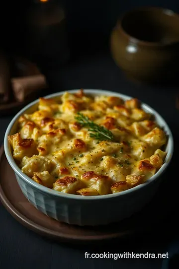 Gratin de Chou-Fleur Crémeux presentation