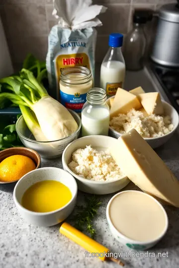 Gratin de Chou-Fleur Savoureux Aux Fromages ingredients