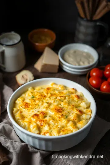 Gratin de Chou-Fleur Savoureux Aux Fromages presentation