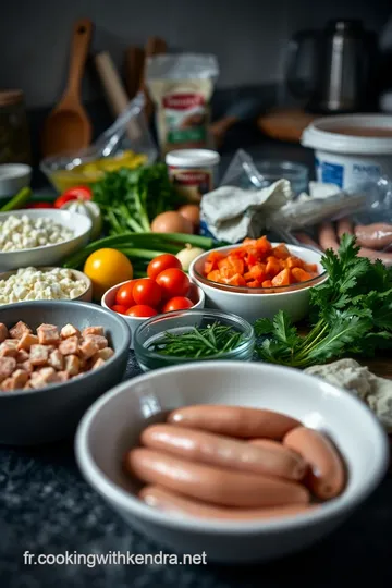 La Cuisson des Saucisses de Morteau ingredients