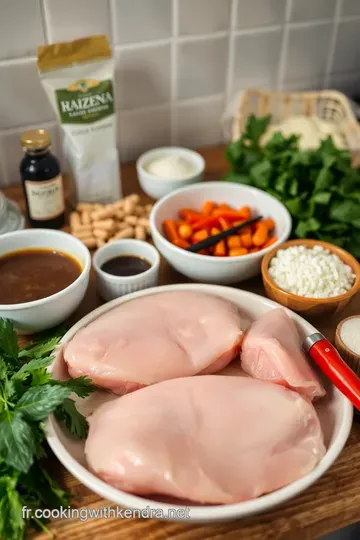 Nouilles sautées au poulet à la chinoise : saveurs authentiques et simplicité ingredients