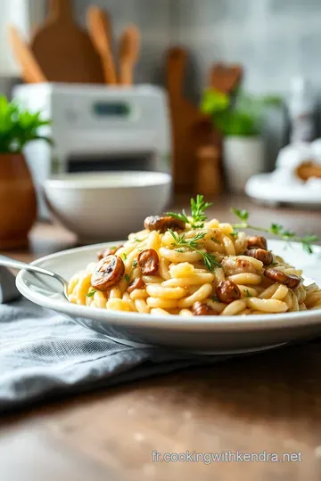 Orzotto crémeux aux champignons et aux herbes fraîches steps