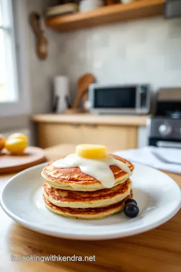 Pancakes moelleux aux flocons d' avoine saveur douce et rustique steps