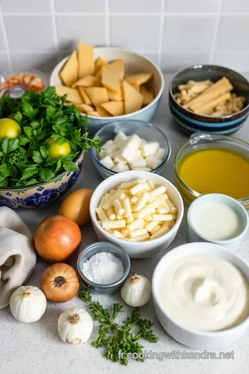 Pâtes aux Poireaux et Crème Fraîche ingredients