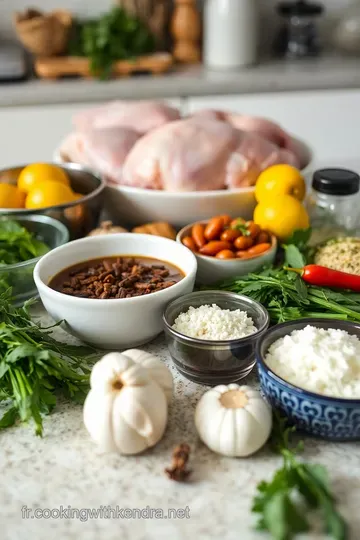 Pilon de Poulet Mariné aux Épices de Provence ingredients