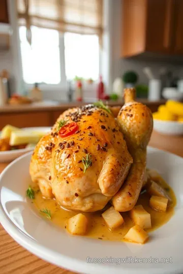 Pilon de Poulet Mariné aux Épices de Provence steps