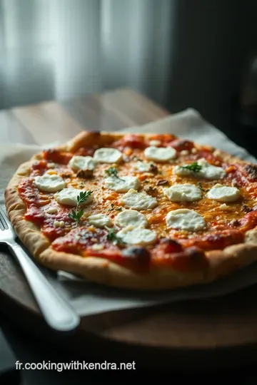 Pizza au Chèvre et Miel : La Douceur de la Tradition Française presentation