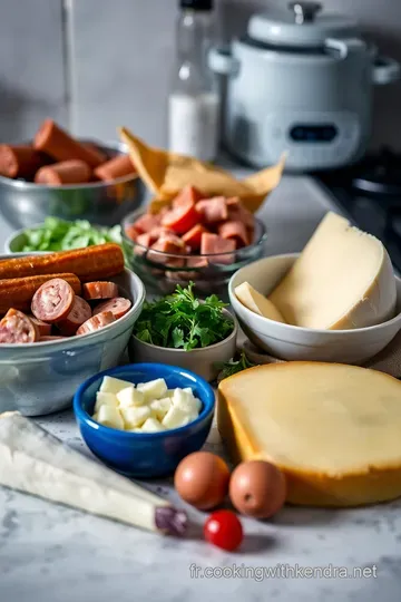 Planche Charcuterie Fromage – L’Art de la Dégustation à la Française ingredients