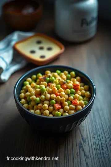 Pois Chiches Rôtis Épicés presentation