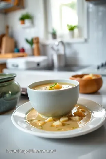Potage de Potiron et Châtaignes Velouté steps