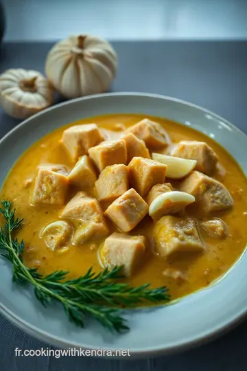 Poulet Coco Curry Cookeo : Une Évasion Exotique à la Maison presentation