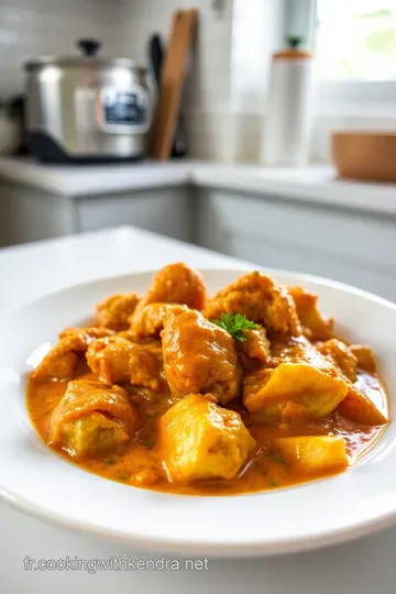 Poulet Curry Crémeux à la Française steps