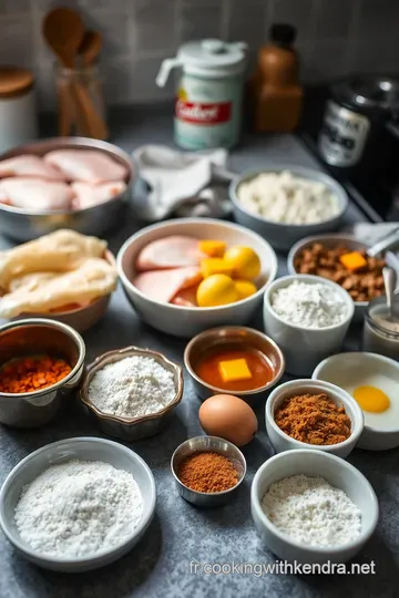 Poulet Pané à la Française : Croustillant et Savoureux ingredients