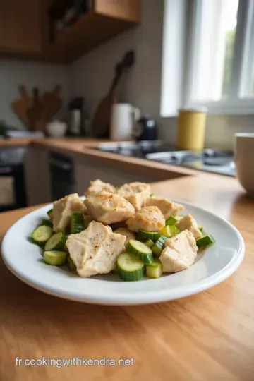Poulet Sauté aux Courgettes et Herbes Fraîches steps