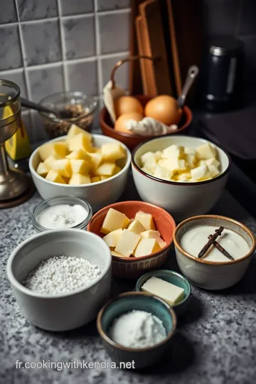 Purée Mousline Crémeuse avec Beurre Tranché ingredients