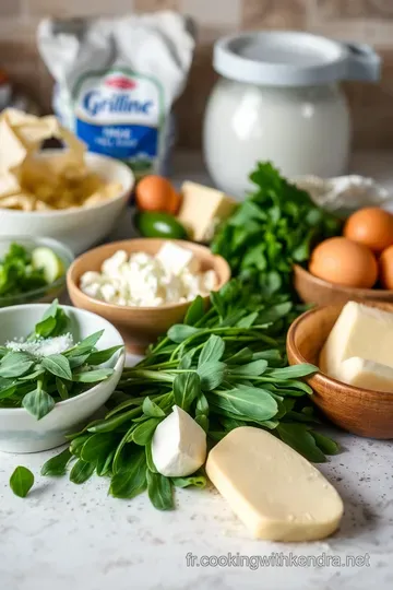 Quiche Chèvre et Épinards - Un Délice Savoureux à Partager ingredients