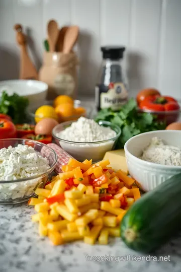 Quiche Ratatouille : Une Évasion Méditerranéenne ingredients