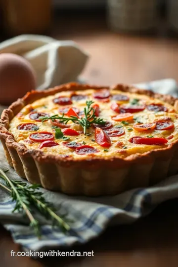 Quiche Ratatouille : Une Évasion Méditerranéenne presentation