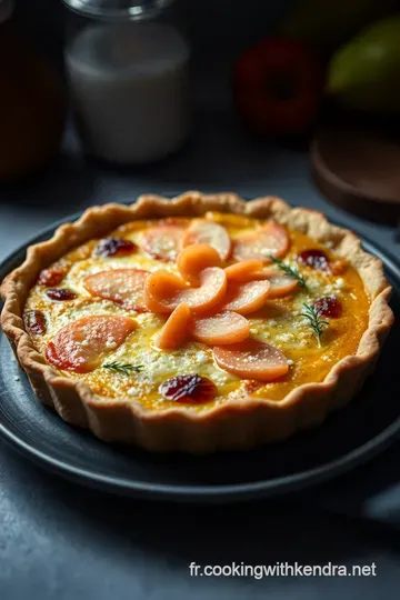 Quiche Saumon Poireaux : L' Essence de la Cuisine Française presentation