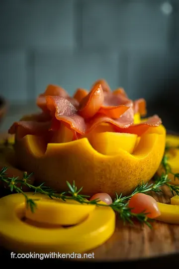Recette de Jambon Cru et Melon: Présentation Élégante presentation