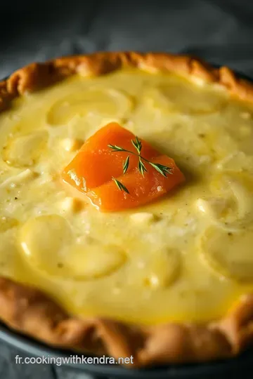 Recette : Tarte aux Poireaux et Saumon – Un Classique Savoureux et Raffiné presentation