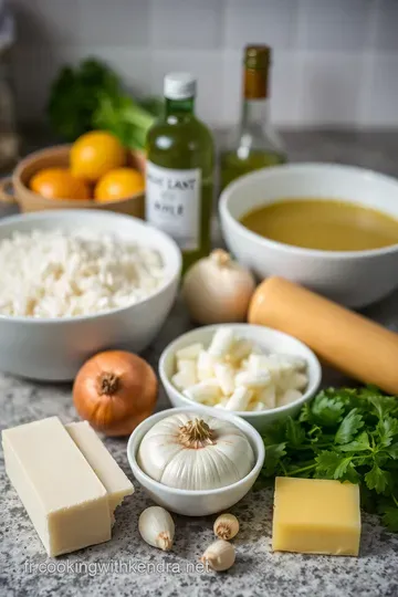 Risotto aux Crevettes de la Mer Méditerranée ingredients