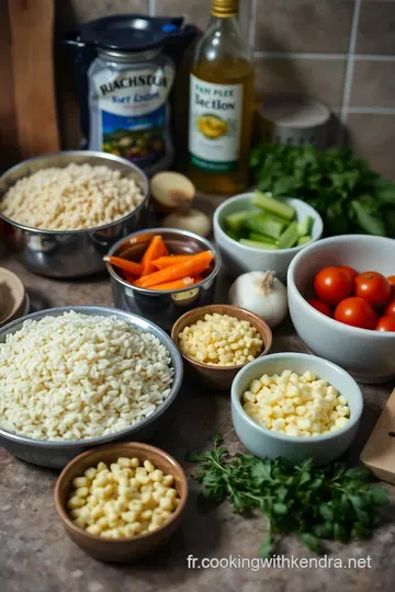 Risotto Crémeux au Potimarron et Parmesan ingredients
