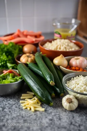Riz aux Courgettes Savoureux ingredients
