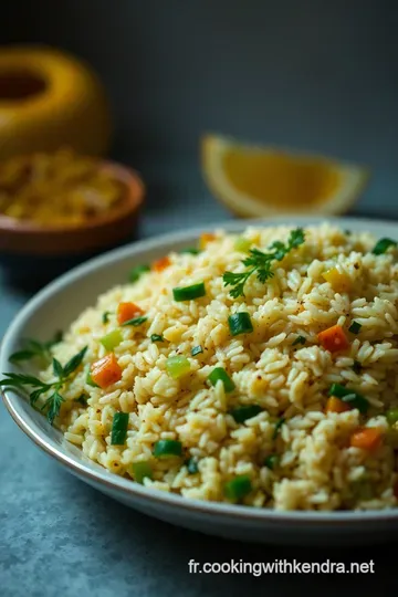 Riz aux Courgettes Savoureux presentation