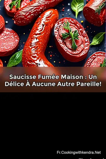 Saucisse Fumée Maison : Un Délice à Aucune Autre Pareille!