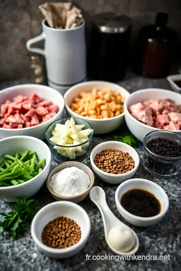 Saucisson à Cuire Parfumé au Vin Rouge ingredients