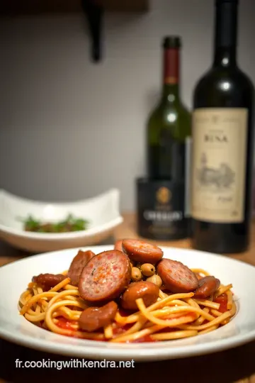 Saucisson à Cuire Parfumé au Vin Rouge presentation