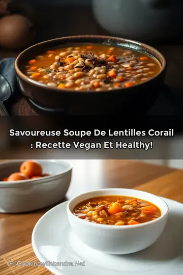 Savoureuse Soupe de Lentilles Corail : Recette Vegan et Healthy!